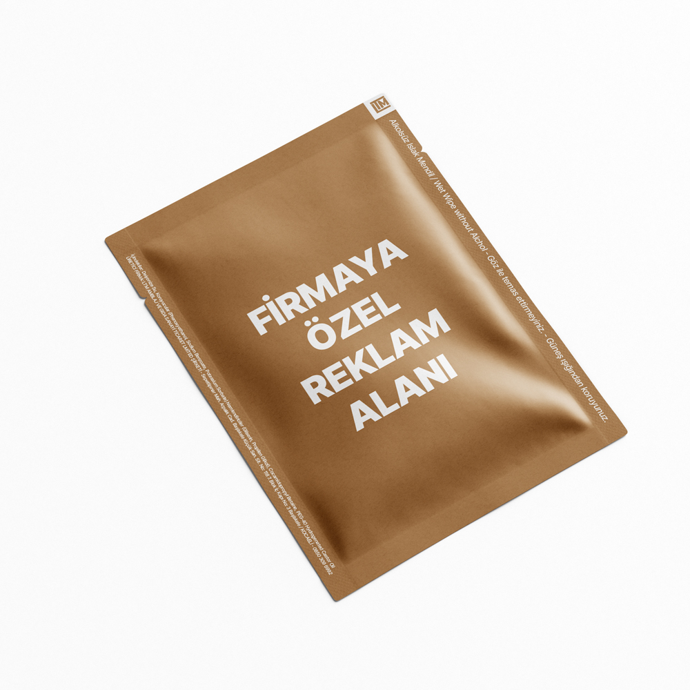 Kraft Baskılı Islak Mendil